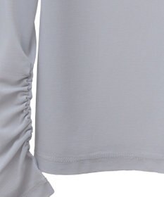 earth music&ecology リボンプリントシアープルオーバー