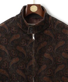 J.PRESS MEN ペイズリープリント コーデュロイ ゴルフジャケット