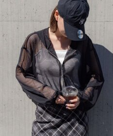 WEGO ダブルジップメッシュパーカー