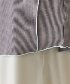 AMERICAN HOLIC 【選べる丈】ヘンリーネックワッフルメロープルオーバー