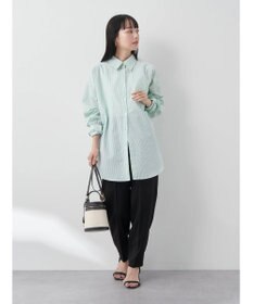 earth music&ecology サッカーストライプボーイズライクシャツ