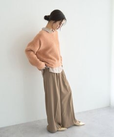 YECCA VECCA ラメシャギードルマンニット