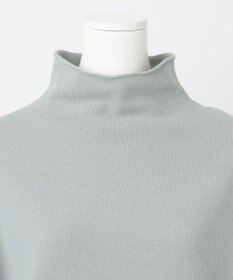 23区 L 【エステータ】エアリースパンウール アームウォーマーデザイン ハイネックニット