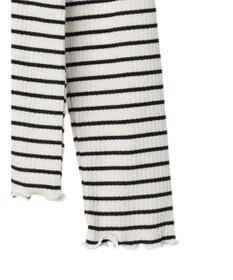 earth music&ecology チェーンリブハイネックプルオーバー