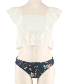 San-ai Resort（三愛水着楽園） ショルダーフリル3点セット　7S・9M　【San-ai Resort（サンアイリゾート）】