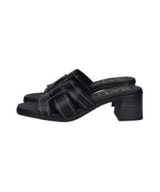 INTER-CHAUSSURES 【Oh my Sandals】チャンキーヒールレザーサンダル