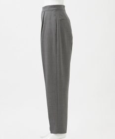 23区 【エステータ】ウールトロドライストレッチ タックテーパード パンツ