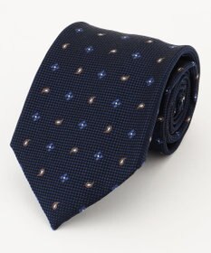 J.PRESS MEN 【VINTAGE JACQUARD COLLECTION】小紋柄 ネクタイ ネイビー系7