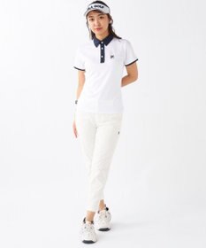FILA GOLF／marie claire 【FILA GOLF】アクセントカラー半袖ポロシャツ