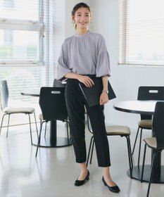 Tiaclasse 【洗える】ボリューム袖ハイネックブラウス