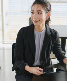 Tiaclasse 【洗える】ボリューム袖ハイネックブラウス