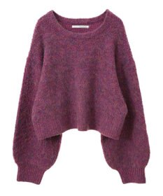 Green Parks ・ＥＬＥＮＣＡＲＥ　ＤＵＥ　ミックスシャギーニット