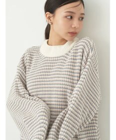 earth music&ecology マットベロアモールプルオーバー