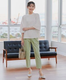 Tiaclasse 【洗える】ボリューム袖ハイネックブラウス