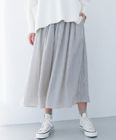 組曲 【春の新色追加】ギャザーライトデシン パンツ