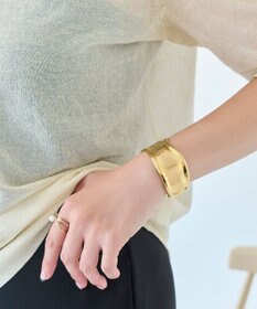 Phoebe <オンワード限定セット>ワントップパールネックレス×アークカフワイドバングル