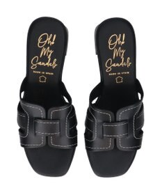 INTER-CHAUSSURES 【Oh my Sandals】チャンキーヒールレザーサンダル