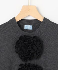 組曲 S 【組曲×setsuko sagittaire】ボンボンフラワー ニット