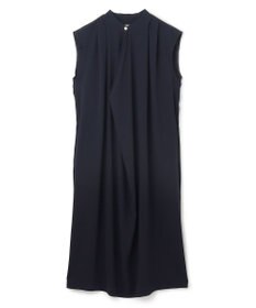 BEIGE， 【洗える】FLEUR / フロントドレープノースリーブドレス