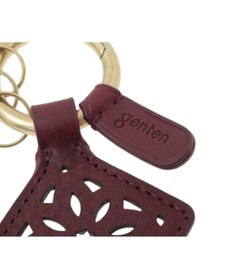 genten アーガイルカットワーク キーリング