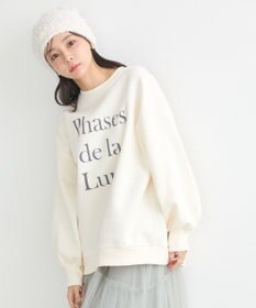 earth music&ecology Ｐｈａｓｅｓ　ｄｅ　ｌａ　Ｌｕｎｅルーズスウェット