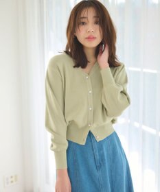 Feroux 【洗える】ビジューボタン2WAY カーディガン