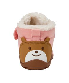 MIKI HOUSE HOT BISCUITS 【14-16cm】 かかと顔ドン あったかボア付き セカンドシューズ