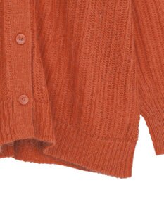 Green Parks シアーニットＶネックカーディガン