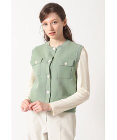 DAKS ダブルフェイス ショートベスト