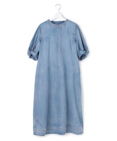 J.PRESS YORK STREET 【WOMEN】ライトダンガリー ツイストスリーブワンピ－ス