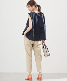 組曲 スーパーライトストレッチテーパード パンツ