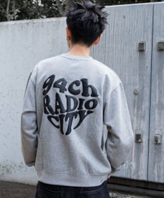 WEGO 【ユニセックス着用ITEM/裏起毛/SMLサイズ展開】リラックスフィットハートロゴプルオーバー