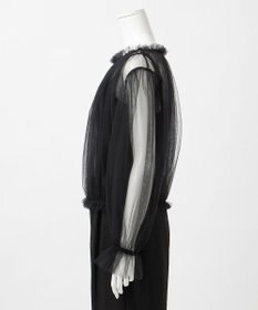 23区 S 【GOLD LABEL】チュール ギャザーブラウス