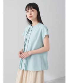 earth music&ecology タックデザインブラウス