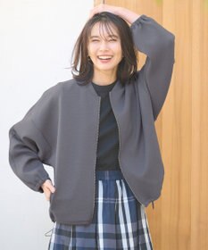 ANY 【洗える】ライトウエイト ジップブルゾン