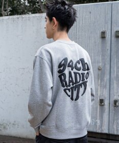 WEGO 【ユニセックス着用ITEM/裏起毛/SMLサイズ展開】リラックスフィットハートロゴプルオーバー