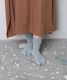 TRICOTE ベロアラメタビソックス