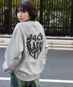 WEGO 【ユニセックス着用ITEM/裏起毛/SMLサイズ展開】リラックスフィットハートロゴプルオーバー