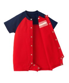 MIKI HOUSE HOT BISCUITS 【ミキハウス】 【70-90cm】 バックロゴショートオール