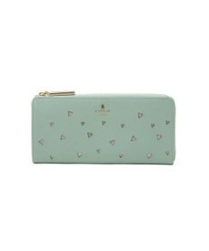 LANVIN en Bleu リュクサンブールハート Lファスナー長財布