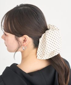 earth music&ecology ドット２段フリルバンス