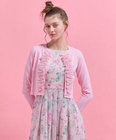 TOCCA FRILL UTOPIA カーディガン ピンク系