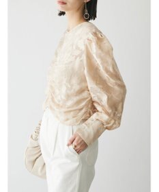 Green Parks AnriettMusee 花柄オパールシャーリングブラウス