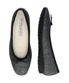 Bridget Birkin ＜3E＞【Bridget Birkin Walk】ラメパナマ調バレエパンプス