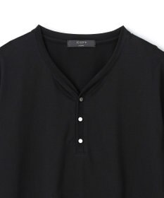 JOSEPH HOMME スビンソフトジャージー　ヘンリーネック半袖カットソー