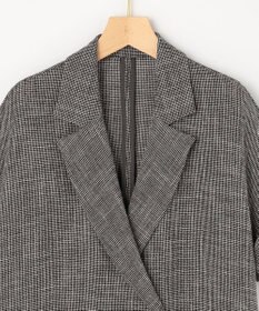 組曲 S 【先行予約】【WEB限定】メランジレノクロス バックペプラムジャケット