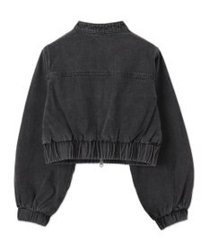 WEGO デニムショートバイカーブルゾン