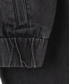 WEGO デニムショートバイカーブルゾン