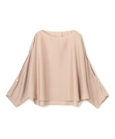 BEIGE， PERIDOT / 2WAYスリーブ ドレープブラウス