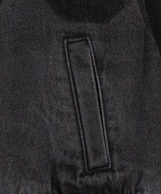 WEGO デニムショートバイカーブルゾン